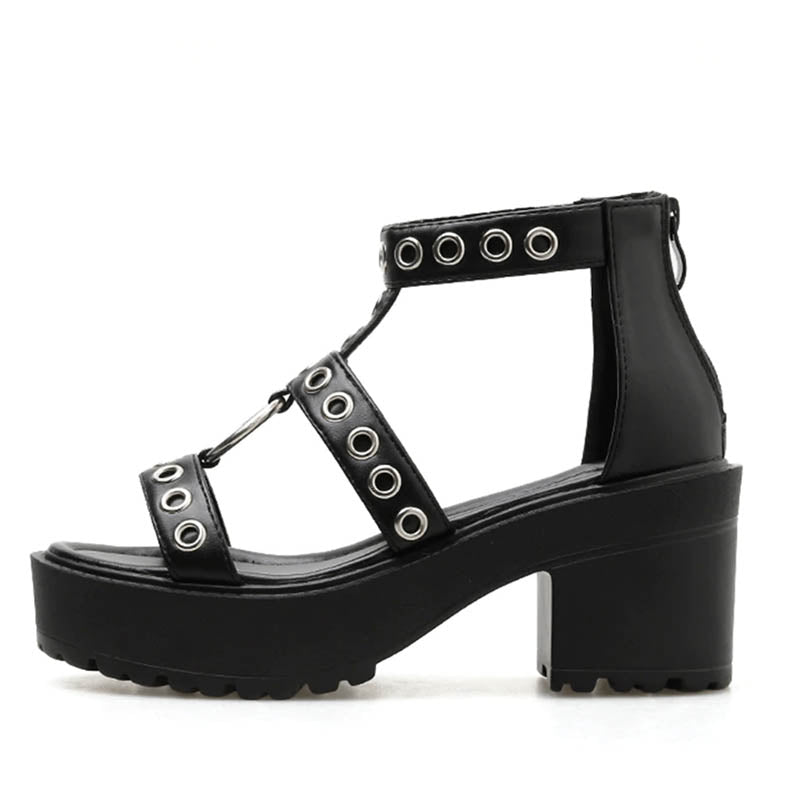 Gothic Rivet Sandals