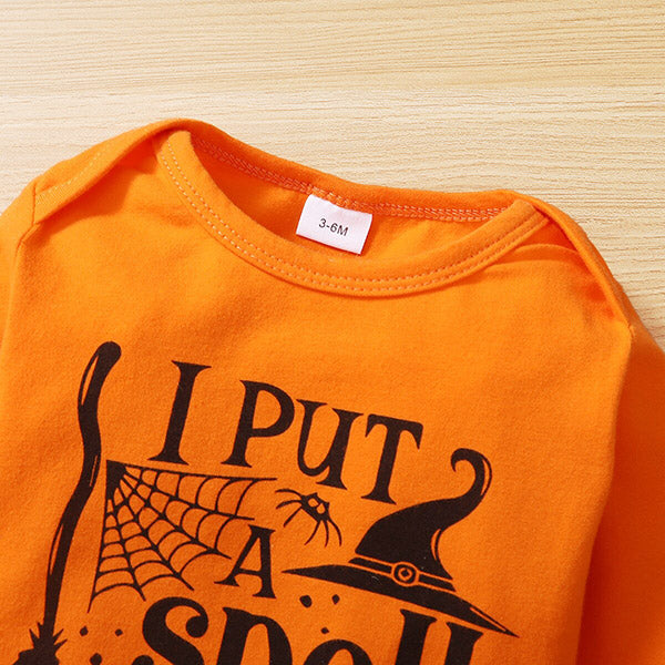 Spell On You Halloween Baby Outfit