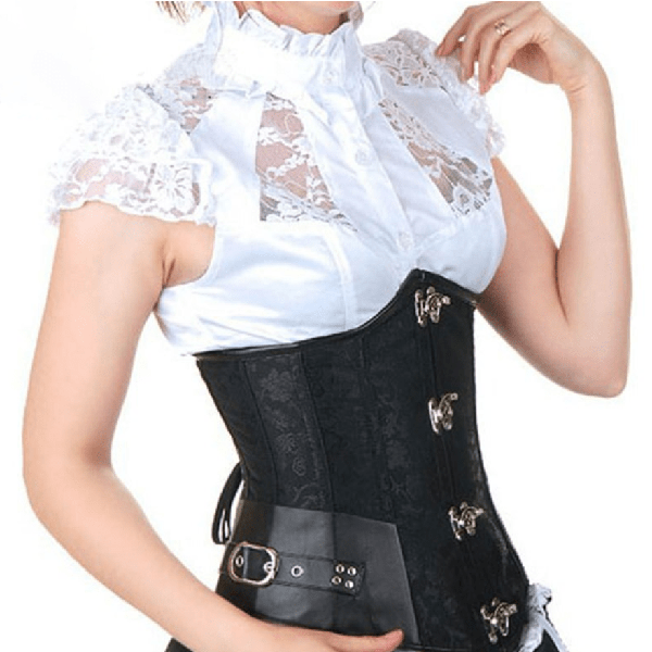 Gothic Underbust Corset Steel Bone