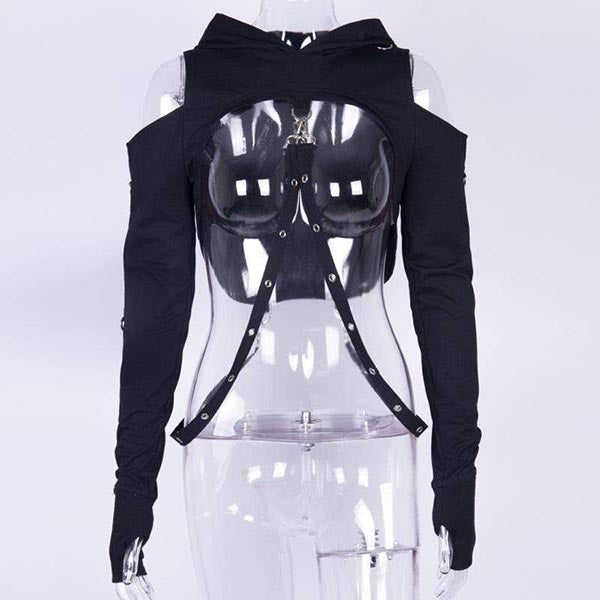 Beast Mode Off Shoulder Hoodie