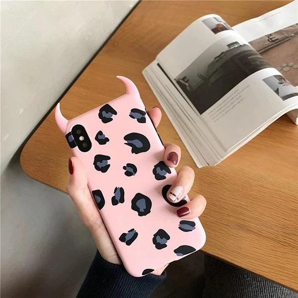 3D Devil Leopard Phone Case