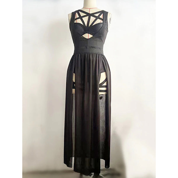 Summer Bandage Maxi Dress Set