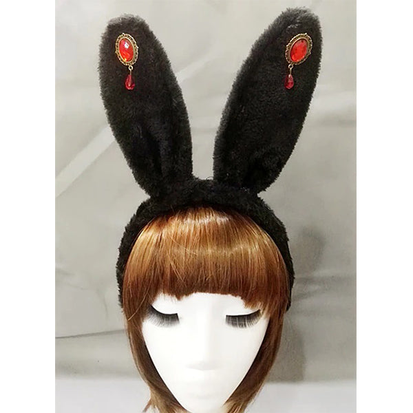 Plush Rabbit Ears Headband