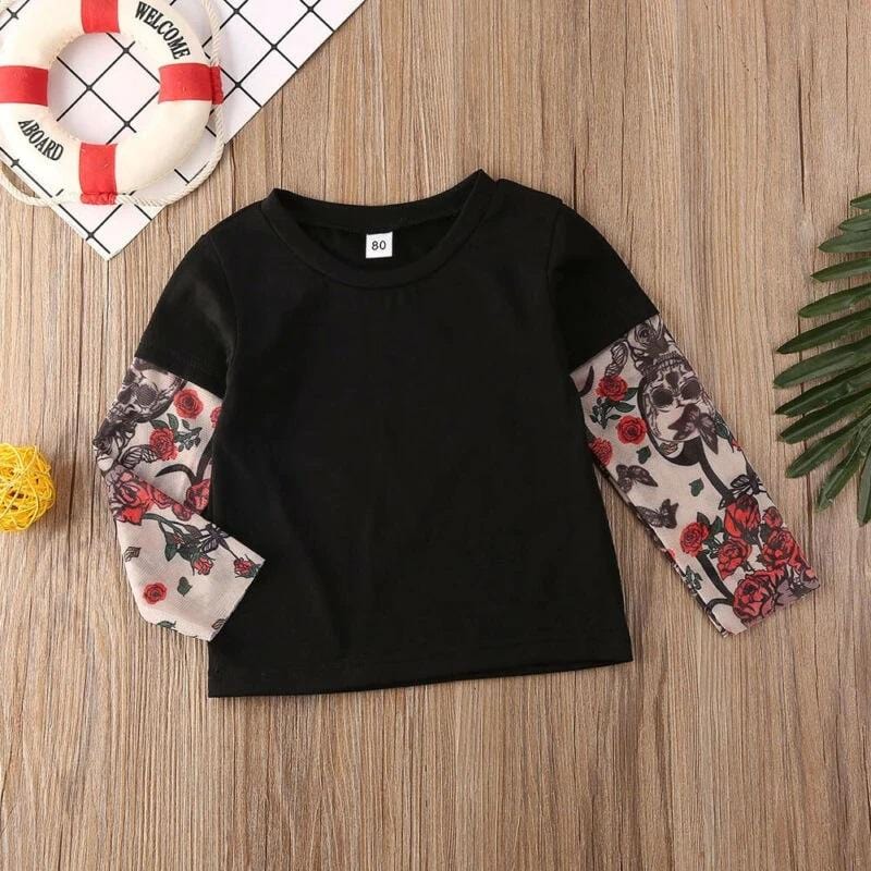 Tattoo Sleeve Baby Romper Shirt