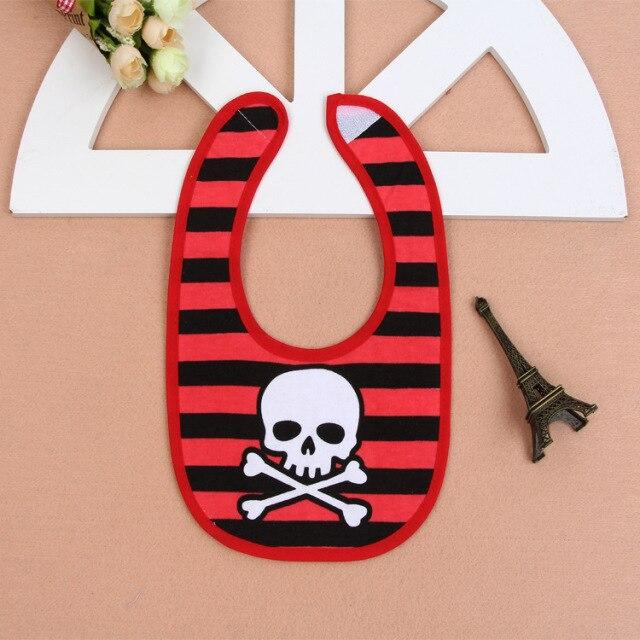 Skull Baby Goth Bibs