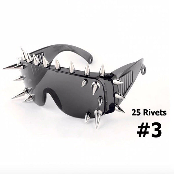 Gothic Rivet Punk Glasses