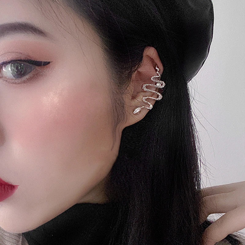 Snake Cuff Earrings