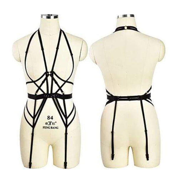 Goth Rave Body Harness Selection