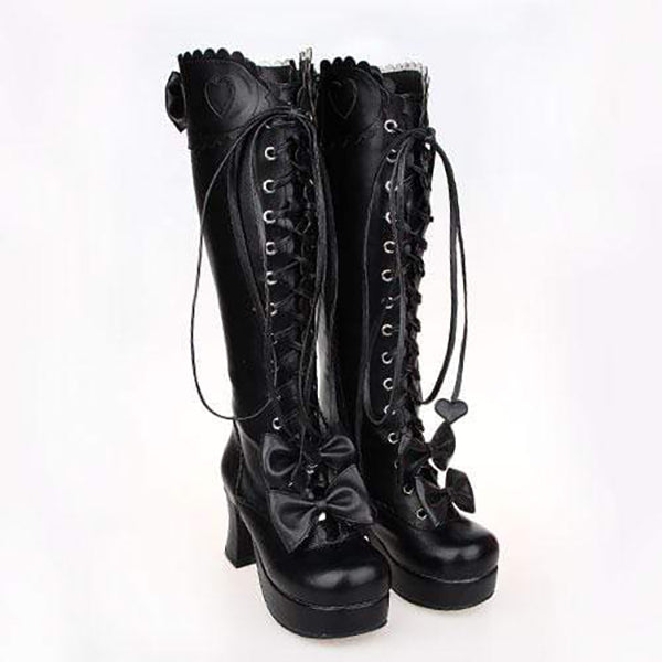 Lolita Bowtie Boots
