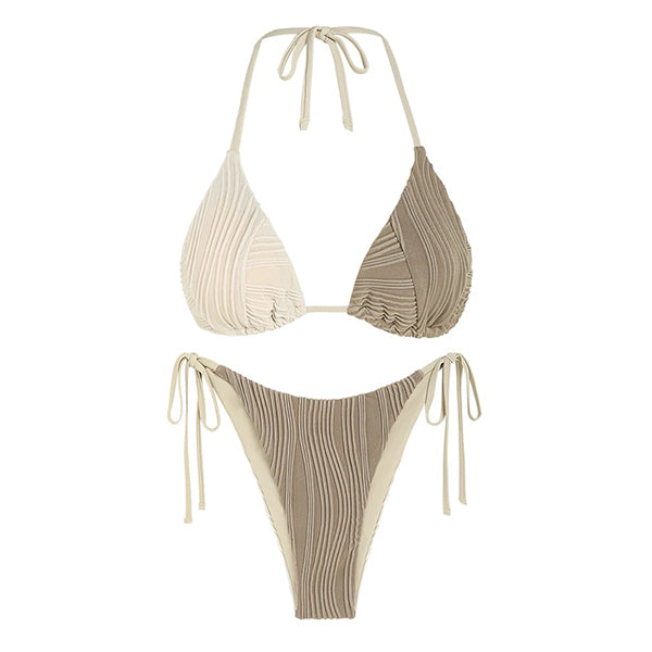 Ingrid Textured Triangle Swimsuit