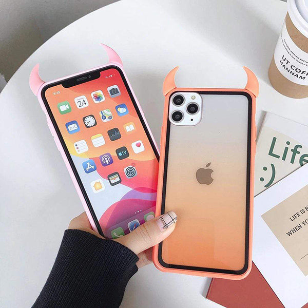 Cute Devil Horn Phone Case