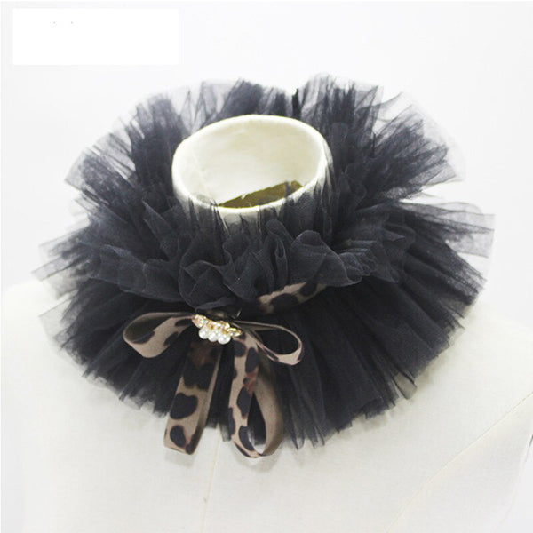 Ruth Victorian Mesh Ruffled Collar