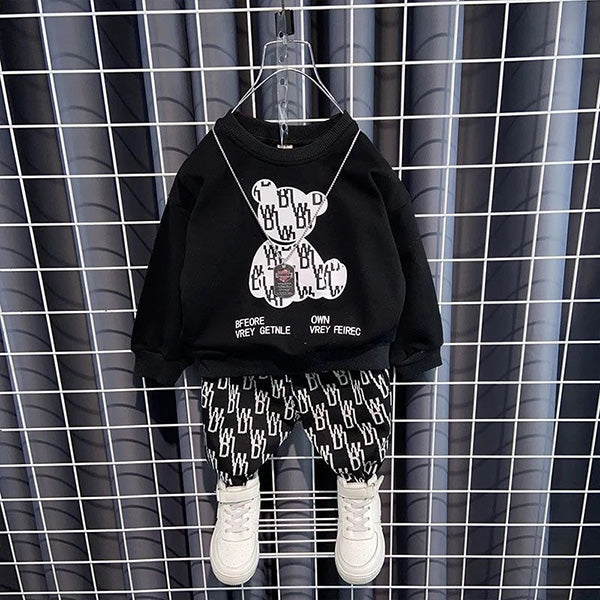Bratty Bear Goth Kids Outfit