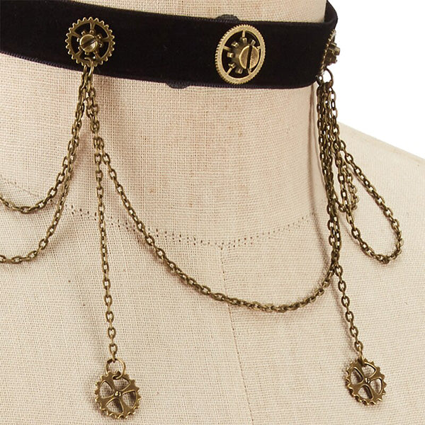 Steampunk Metal Gear Choker
