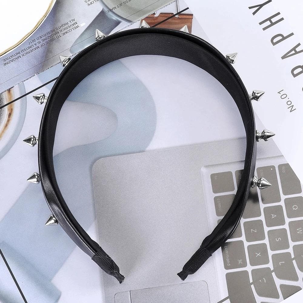 Gothic Punk Rivet Headband