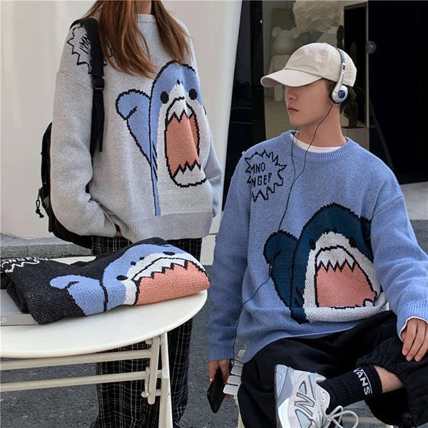 Shark Attack Knitted Sweater