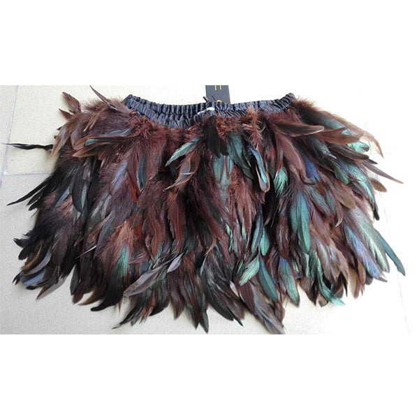 Handmade Mini Feather Skirt