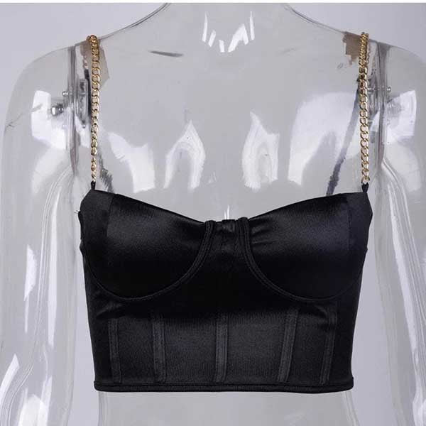 Modern Fantasy Goth Crop Top
