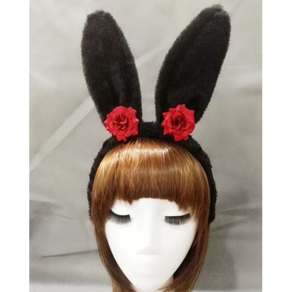 Plush Rabbit Ears Headband