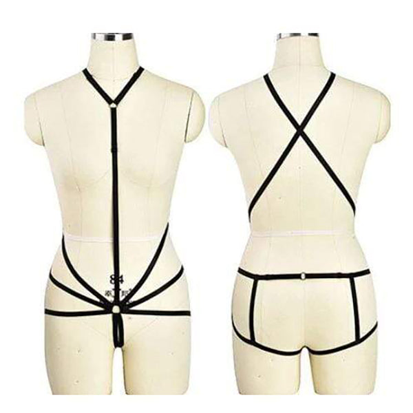 Goth Rave Body Harness Selection