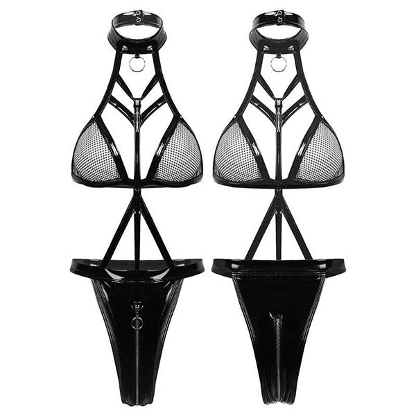 Venus Wet Look Leather Lingerie