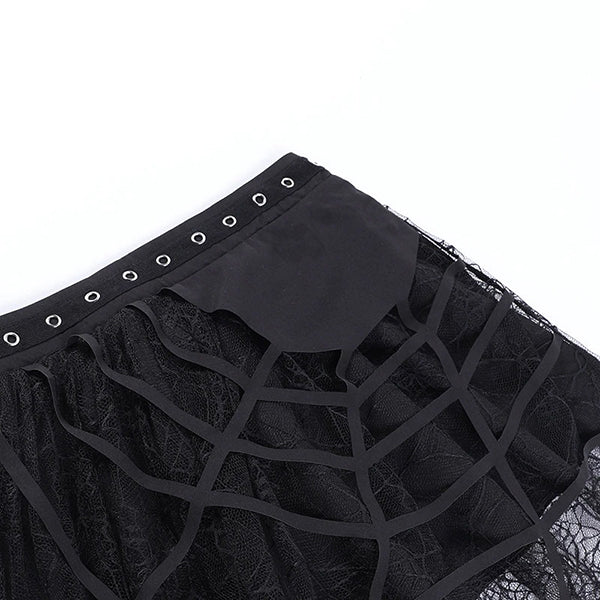 Web of Darkness Mini Skirt