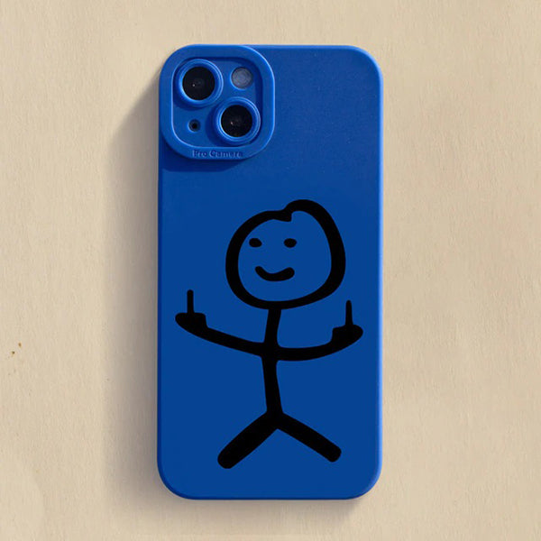 Comic Stickman Phone Case