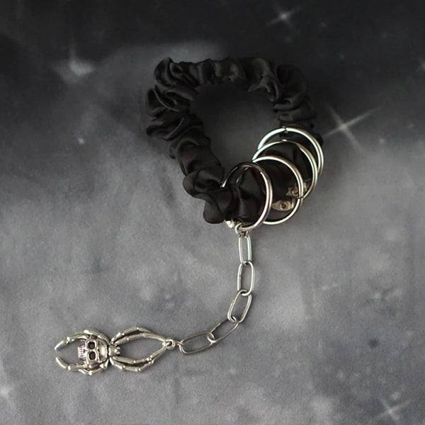 Gothic Skull Scrunchie