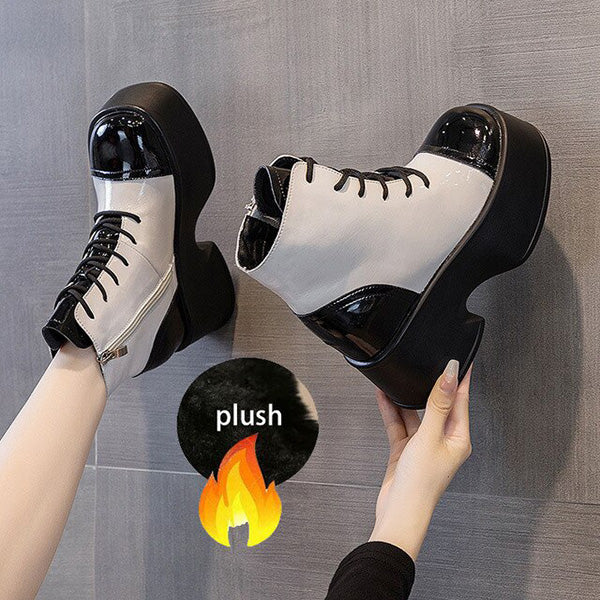 Julie Platform Saddle Shoes