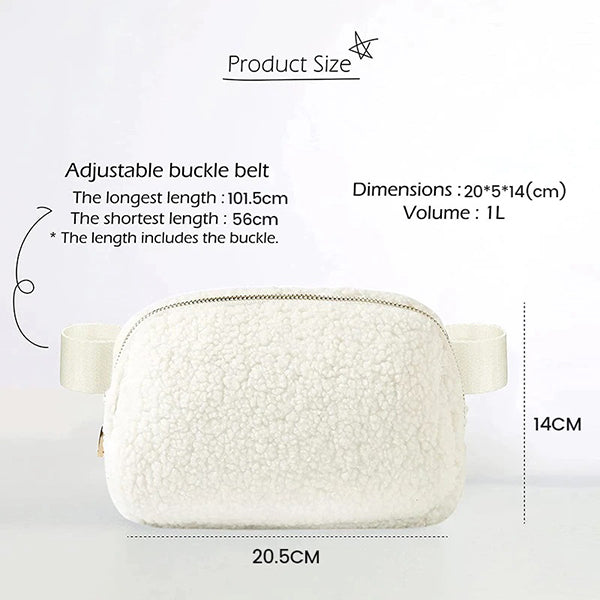 Posy Fleece Belt Bag