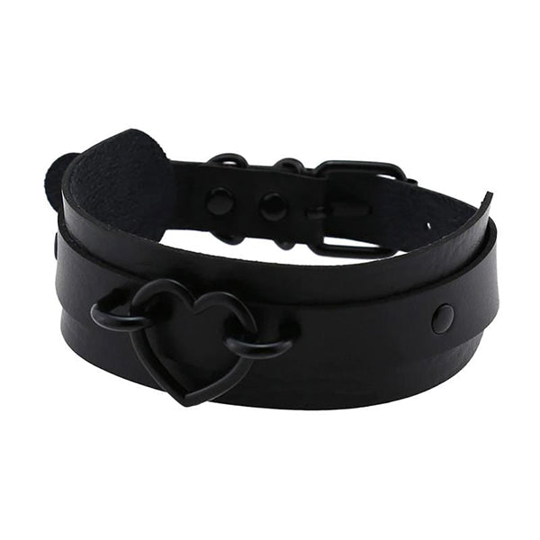 Black Heart Choker Necklace