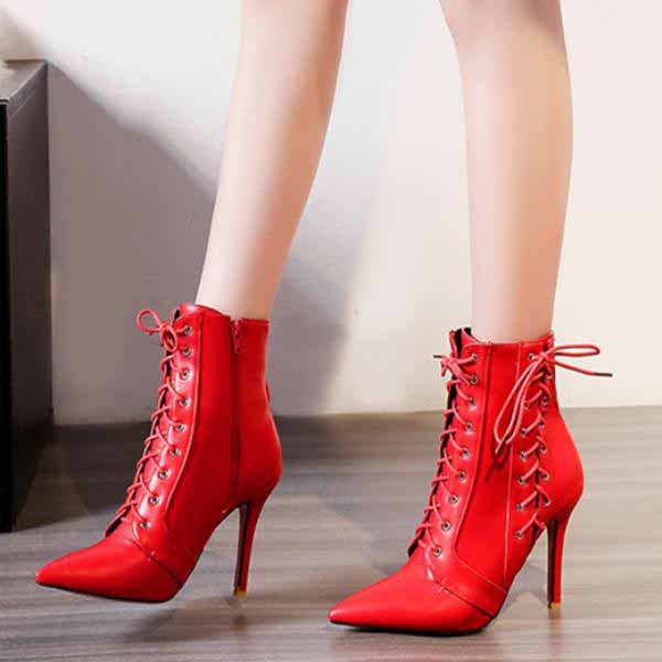 Bewitching Lace-Up Boots