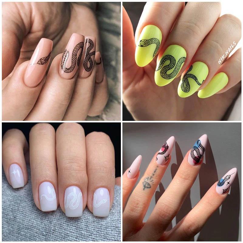 Serpent Nail Art
