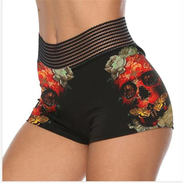Reeva High Waist Gothic Shorts
