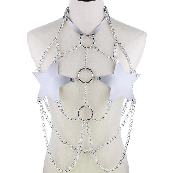 Chained Star Body Harness