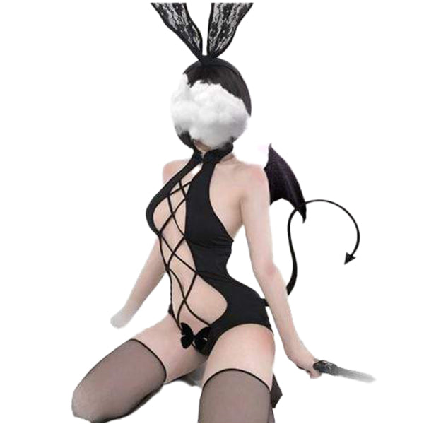 Gothic Sexy Babydoll Bodysuit