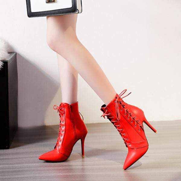 Bewitching Lace-Up Boots