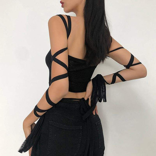 Ardetha Aesthetic Crop Top