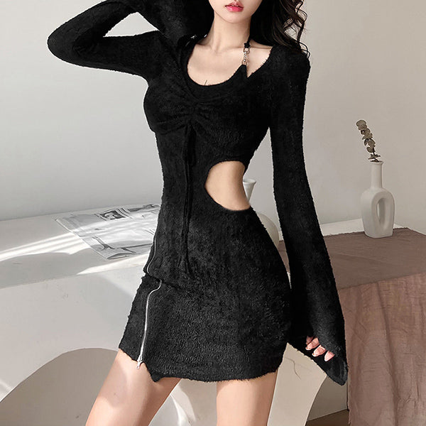 Chloe Knitted Sexy Dress Set