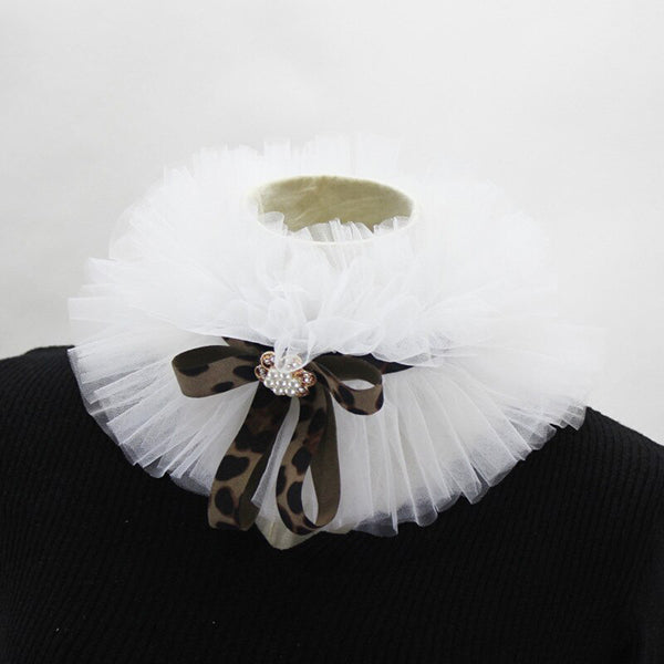 Ruth Victorian Mesh Ruffled Collar
