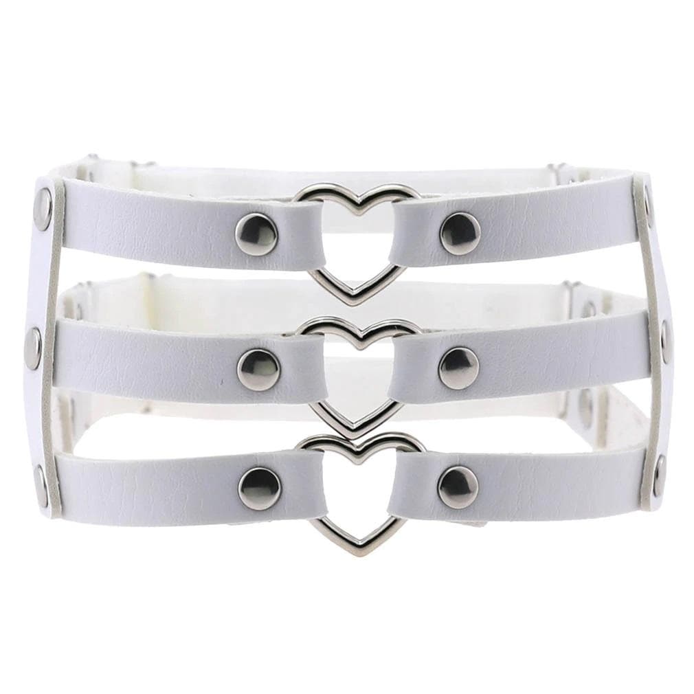 Triple Love Threat Garter Belt