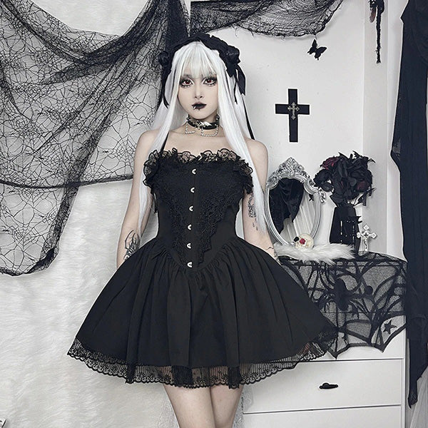 Morgana Gothic Lace Dress