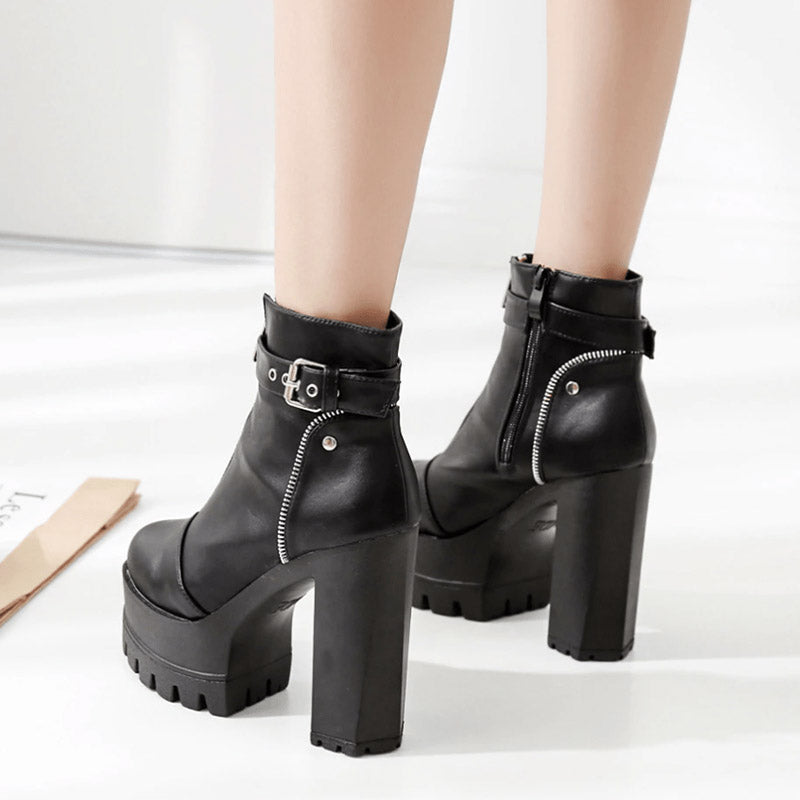 Minerva High Platform Boots