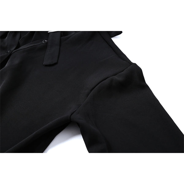 Black Suspender Dress
