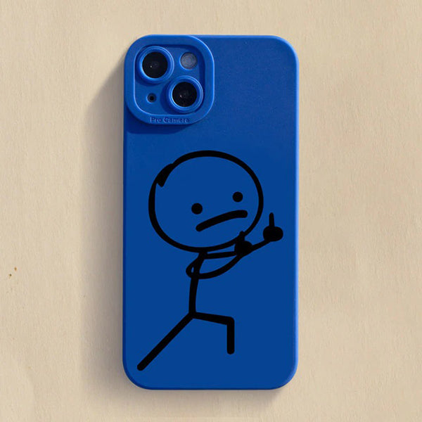 Comic Stickman Phone Case