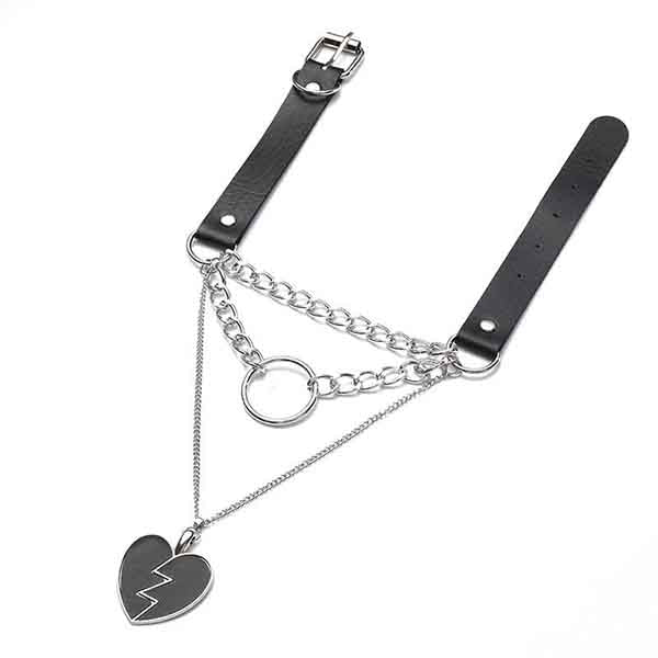 Gothic Chain Choker Necklace