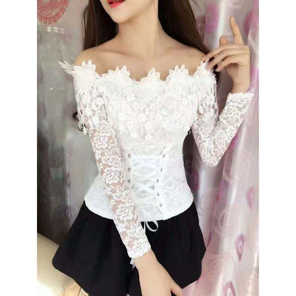 Pixie Lace Sexy Blouse