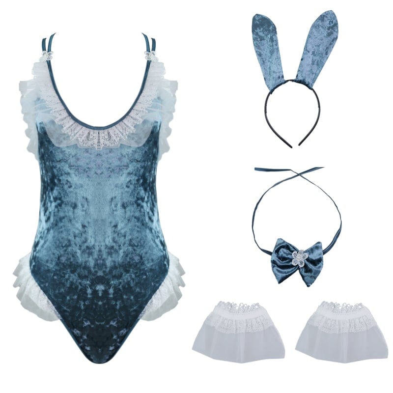 Spoiled Bun Velvet Bodysuit