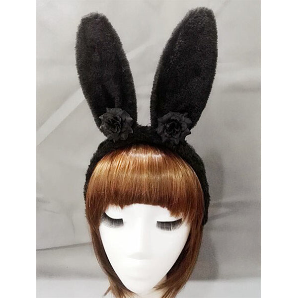 Plush Rabbit Ears Headband