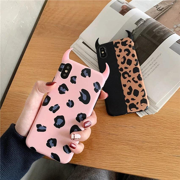 3D Devil Leopard Phone Case